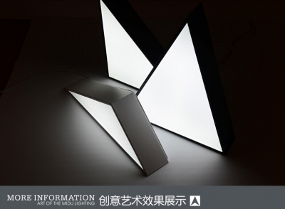 diy geometric triangle acrylic led ceiling lights,can be ly combined lamparas de techo luminaria lustres de sala