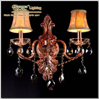 luxurious 2 light crystal wall light fixture wall sconces lamp [wall-lamp-8659]