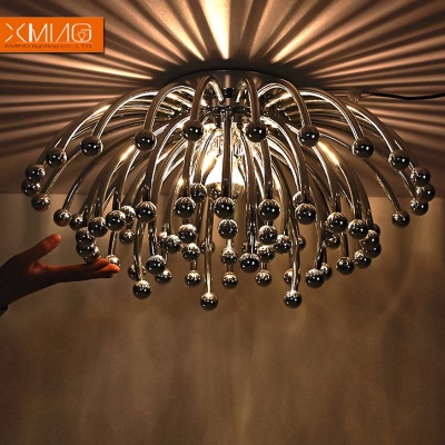 modern ceiling light with iron material for living room e27 lamp holder dining room deco designer lamp ceiling lights [modern-ceiling-lights-5066]