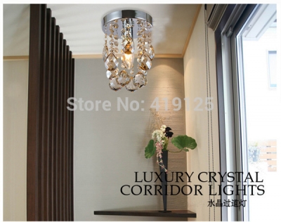 new 2014 modern crystal lamps aisle high power crystal pendant lights