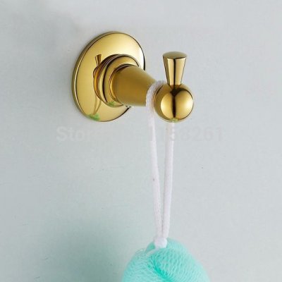 new design robe hook,clothes hook,solid brass construction with golden finish bath hardware accessory st-3193 [robe-hook-amp-rows-of-hook-7378]