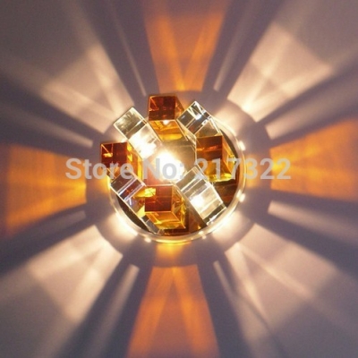 new modern crystal 3w led ceiling light fixture led indoor light led ceiling white light 0673