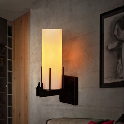nordic vintage wall lamp glass wall sconce bedside light fixtures for bar cafe home lighting applique murale luminaire