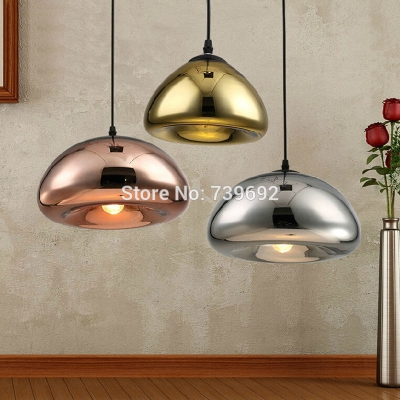 plated silver,gold,copper color void suspension light coffee shop modern north europe glass pendant lights [glass-pendant-lights-4782]