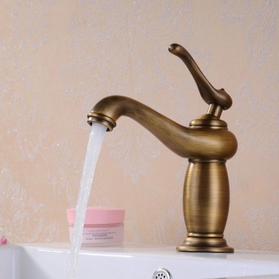 pro faucet bathroom basin faucet sink mixer tap brass antique faucet water tap bathroom faucet for bath hj-6603f [antique-bathroom-faucet-419]