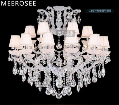 white color maria theresa crystal chandelier lights cristal lamps lighting fixture large lusters for el 18 lights shade [crystal-chandelier-maria-theresa-2247]