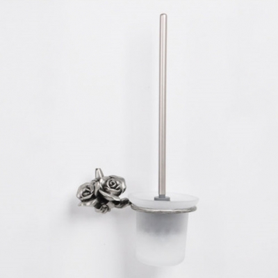 whole and retail bathroom accessories wall mounted rose toilet brush holder + glass cup + brush mb-0919t [toilet-brush-holder-8094]