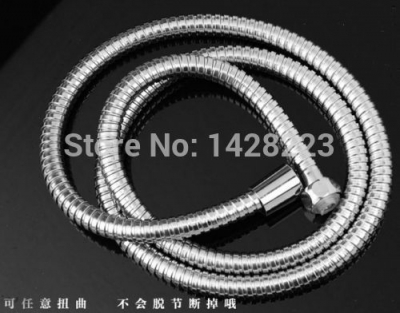whole and retail stainless steel handheld 150cm flexible hose polished chrome water inlet hose