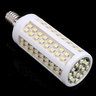 10pcs/lots e14 led corn bulb 5.5w ac85-265v 550lm 112*smd3528 warm white/white lamp