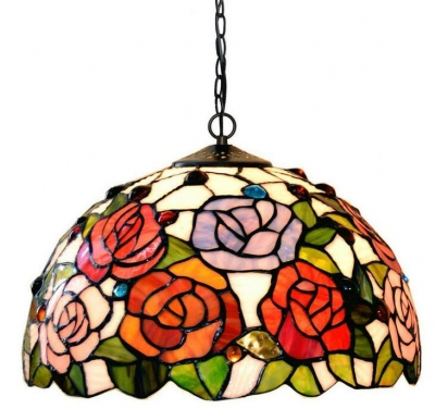 16 inches rose multi-colour bedroom living room pendant lighting,yslc-12,