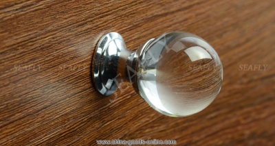 2015 new crystal glass cabinet knobs and handles furniture handles door drawer knobs screw screw kitchen handle