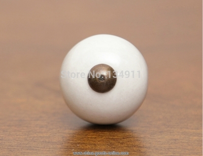 5pcs furniture round ball ceramic drawer handles high noble ceramic knobs home desk children pulls and knob bulk price [Door knobs|pulls-2852]