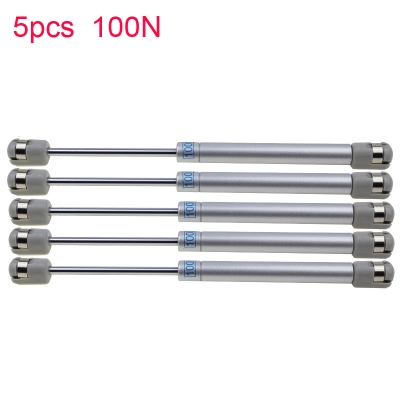 5pcs hydraulic gas strut lift support kitchen cabinet supports hinge spring brass cover cupboard