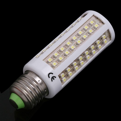 5pcs/lots e27 led corn bulb 5.5w ac85-265v 550lm 112*smd3528 warm white/white lamp [led-bulb-4553]