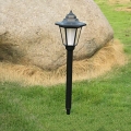antique luminaria led garden solar light lamp, solar power led path lawn lights outdoor lighting