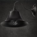 classic iron led wall lamps american country vintage bell style wall lamps for bedroom corridor