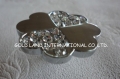 d36xh20mm zinc alloy crystal glass flower furniture knobs/cabinet knobs