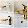 deck mounted bathroom waterfall faucet chrome oil rubbed bronze gold finish faucets torneira banheiro