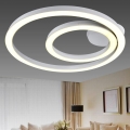 dimming lamps led,double rings led ceiling lights,living room / bedroom / aisle, 62w 60x30cm, high power ceiling lamps