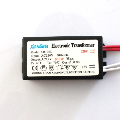 drop 200w electronic transformer 220v - 12v halogen light bulb lamp power supply driver [lighting-transformer-driver-4091]