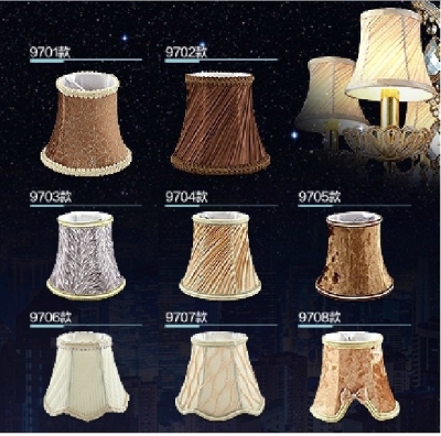 lighting fashion lamp shade light luxury modern crystal candle lighting accessories fabric lamp cover