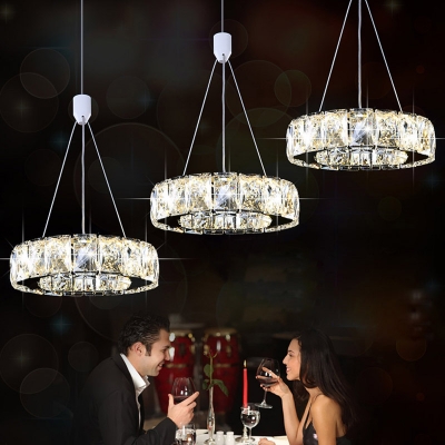 modern pendant lights crystal pendant lamp lustres de cristal led strip home lighting luxury suspension luminaire abajur avize [pendant-lights-2896]
