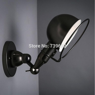 nordic wrought iron adjustable wall lamp,corridor balcony lamp coffee bar decorate iron wall lamp 1*e27