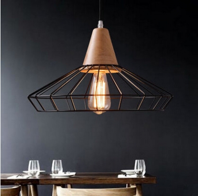 wood retro loft style industrial vintage pendant lights,simple hanging lamp for home light,edison lamparas colgantes [edison-loft-pendant-lights-1726]