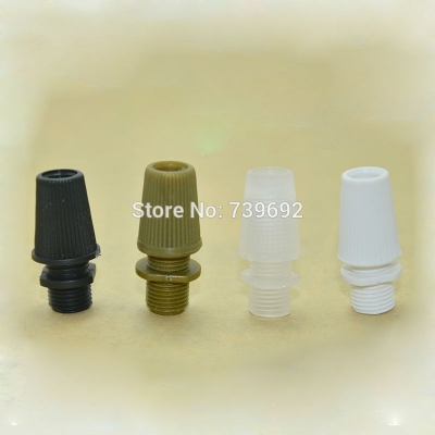 (100pcs/lot ) plastic cable strain relief wire clamp cable grip wire clip white/black/transparent [light-parts-4443]