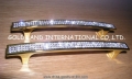128mm l173xh28mm golden color furniture handle/shining crystal glass handle