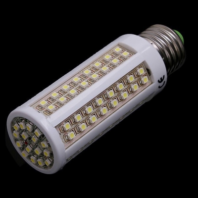 2pcs/lots e27 led corn bulb 5.5w ac85-265v 550lm 112*smd3528 warm white/white lamp