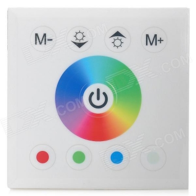 4-ch led rgb touch panel controller for rgb strip module (dc 12v/24v) [led-rgb-controller-5709]