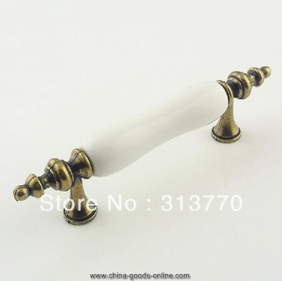 76mm ceramic furniture handle knob&drawer pulls wardrobe handle [Door knobs|pulls-2086]