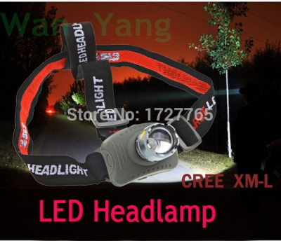 800 lm adjustable headlights using 1.5v aaa batteries q5 led type camping zoomable flashlight [headlight-lamp-5960]