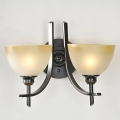 american-style painting led vintage wall light lamp with 2 lights for home lighting ,wall sconce arandelas