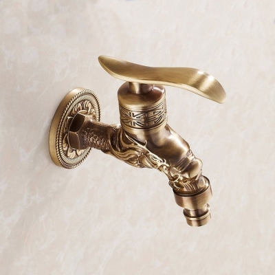 brass antique bronze bibcock, cold tap, washing mashine faucet, toilet bibcock, copper bibcock,tap,garden faucet hj-7665f