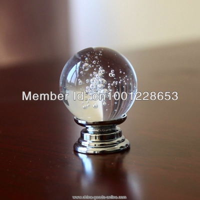 diameter 30 mm crystal glass cabinet knobs for door cabinets,crystal dresser knobs,crystal cabinet pulls handles-knobs