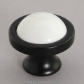 drawer knobs pull handle black kichen cabinet knobs handle white ceramic dresser cupboard knob white black furniture knobs 38mm