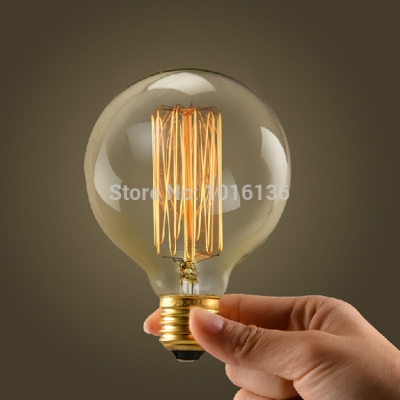 g80/g95/g125 40w e27 edison light bulbs vintage tungsten lamp bulb personalized incandescent antique lighting bulb