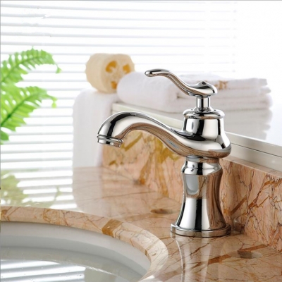 luxury bathroom & cold water faucet tap single handle basin vanity basin faucet single handle hole yls5871-111