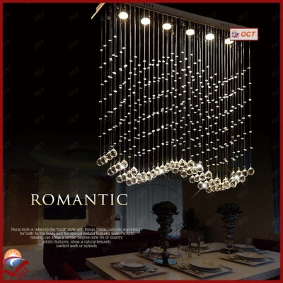luxury crystal ceiling chandelier lights luminaria modern dining living stainless steel led lamp lamparas de techo abajur