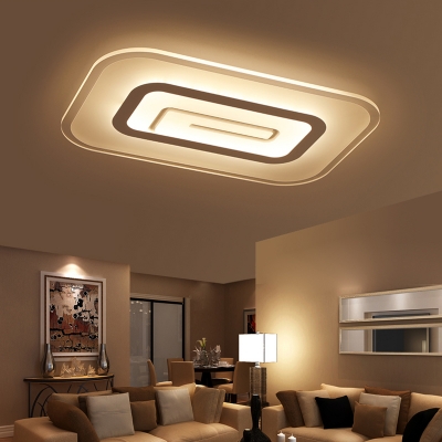modern brief square led ceiling light bedroom ceiling lamp rectangle living room ceiling lamp fixtures 40w 45w 65w