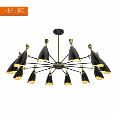 modern pendant lights for dining room 12 lamp holder black lampshade e27 holder for deco living room and lamp kitchen [modern-pendant-lights-5009]