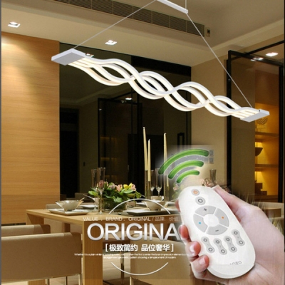 new creative modern led pendant lights kitchen acrylic+metal suspension hanging ceiling lamp for dinning room lamparas colgantes [modern-pendant-light-4304]