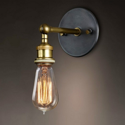 retro vintage wall light e27 iron loft wall lamp ac 110-240v antique lamp industrial