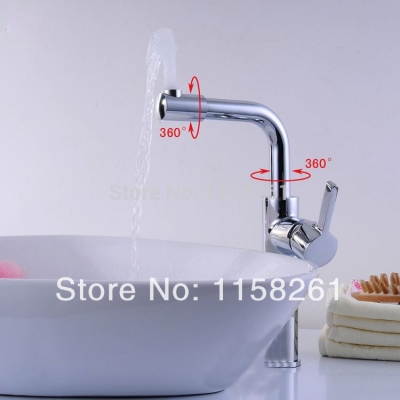 whole new design kitchen pull out swivel basin sink faucet mixer tap vanity faucet chrome faucet hj-8077 [chrome-bathroom-faucet-1766]