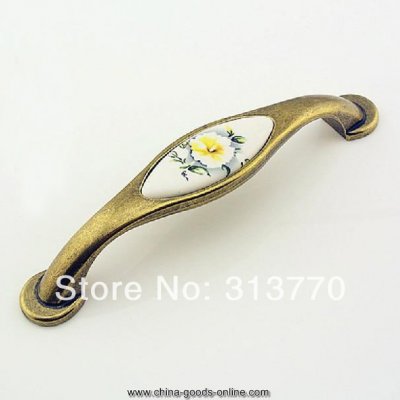 128mm ceramic cupboard door drawer furniture handle [Door knobs|pulls-628]