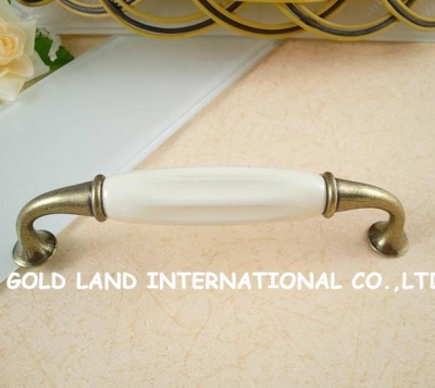 128mm ceramic zinc alloy handle kitchen cabinet furniture handle