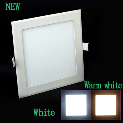 1pcs thin square led panel light 3w/6w/9w/12w/15w ac85-265v warm white/white wall recessed [led-panel-lights-5283]
