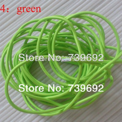 2*0.75mm green vintage lamp cord twisted copper cord electrical wire lamps pendant light electrical braided wire(2m/lot)